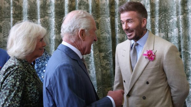 David Beckham, regalo beckham, rey carlos iii, carlos iii, reina camila