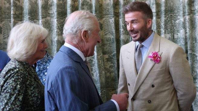 David Beckham, regalo beckham, rey carlos iii, carlos iii, reina camila