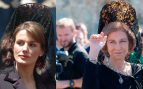 Reina Letizia, mantilla, peineta