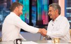 Pablo Motos y Miguel Ángel Revilla en 'El Hormiguero'. (Foto: Gtres)