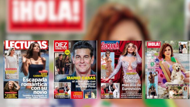 Portadas de revista, revistas, Semana, Hola, Lecturas, Diez Minutos