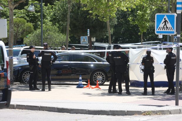 Foto del tiroteo del Colegio Americano de Madrid. (FOTO: GTRES)