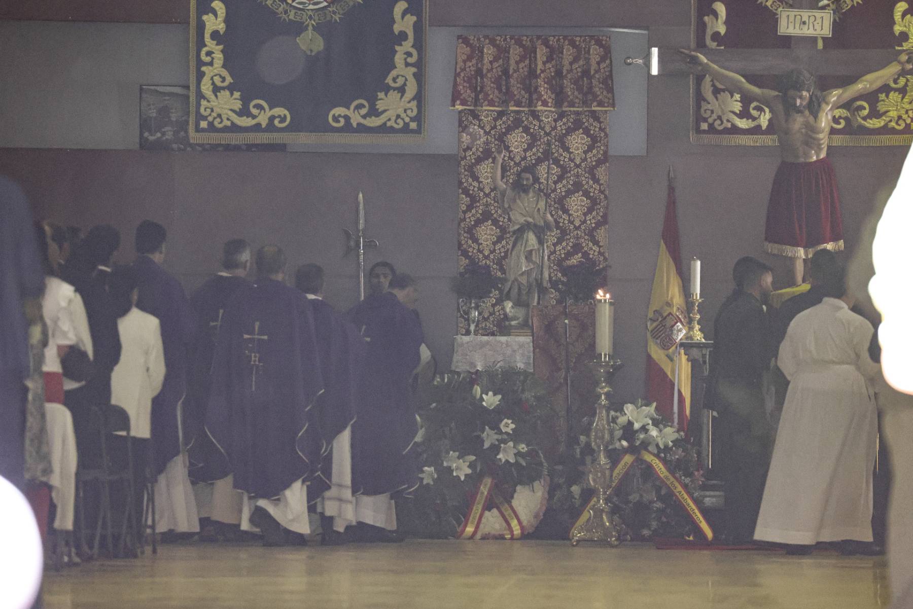 Interior de la capilla en homenaje a Serafín Sedano. (Foto: Gtres)