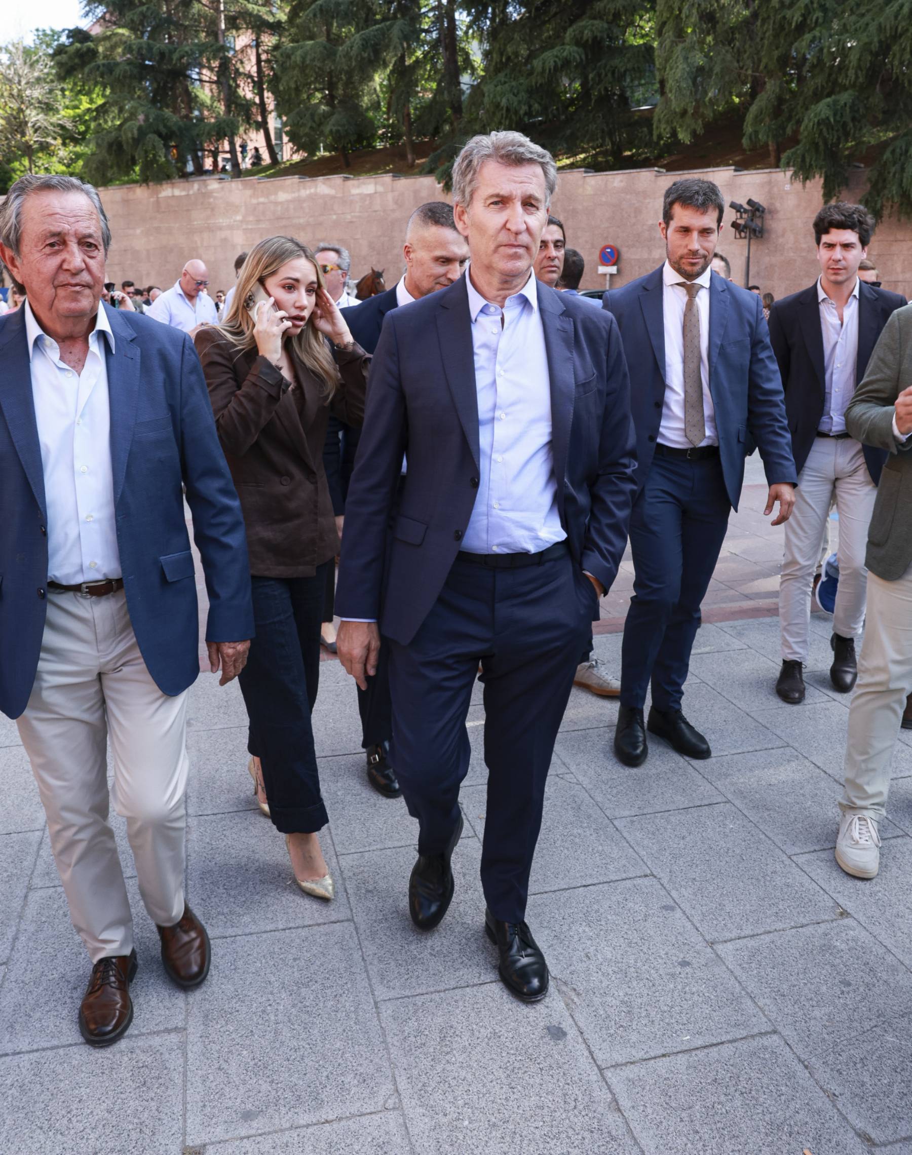 Alberto Núñez Feijóo en Las Ventas. (Foto: Gtres)