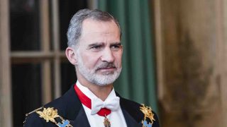 El Rey Felipe en una cena oficial. (Foto: Gtres)