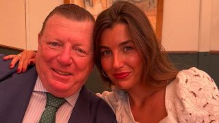 Patricia Cadaval junto a su padre, César Cadaval. (FOTO: REDES SOCIALES)