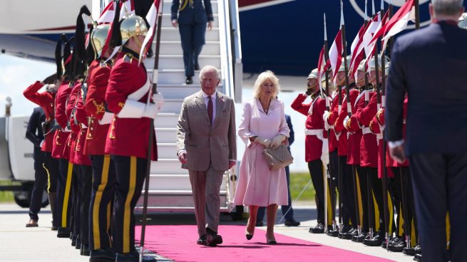 Los Reyes Carlos y Camila en Canadá. (Foto: Gtres)