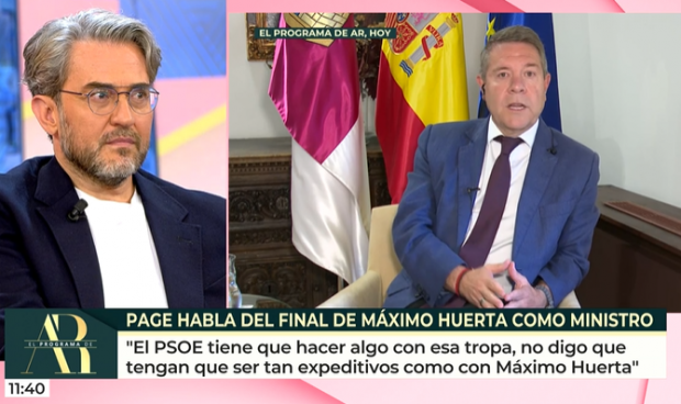 García-Page, Máximo Huerta