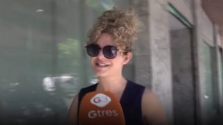 Sheila Casas por las calles de Madrid. (Foto: Gtres)