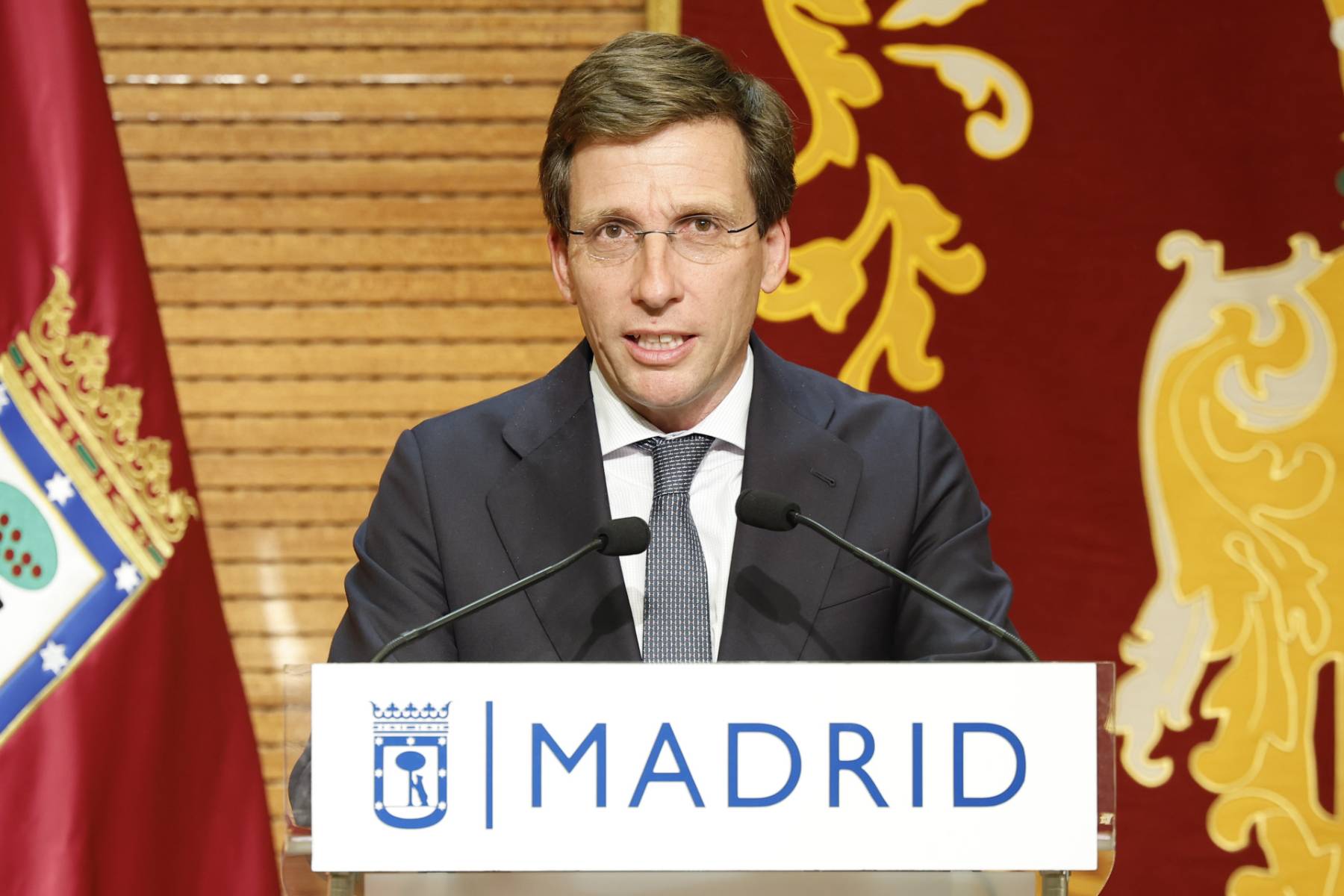 José Luis Martínez Almeida en un acto en Madrid. (Foto: Gtres)
