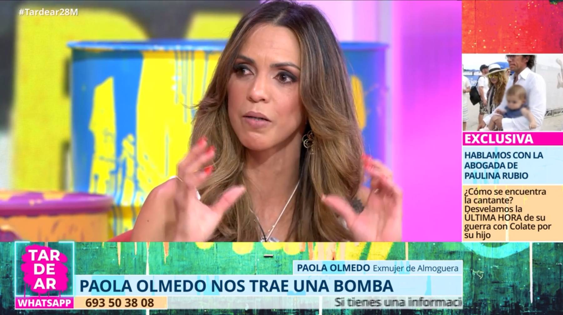 Paola Olmedo en 'TardeAR'. (Foto: Gtres)