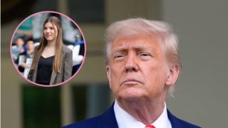 Donald Trump y la infanta Sofía. (Foto: Gtres)