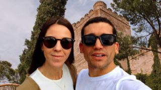 Jaime Lorente y Marta Goenaga. (FOTO: REDES SOCIALES)