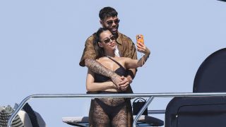 David Raya y Tatiana Trouboul en Ibiza. (Foto: Gtres)