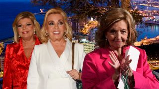 Terelu Campos, Carmen Borrego y María Teresa Campos.
