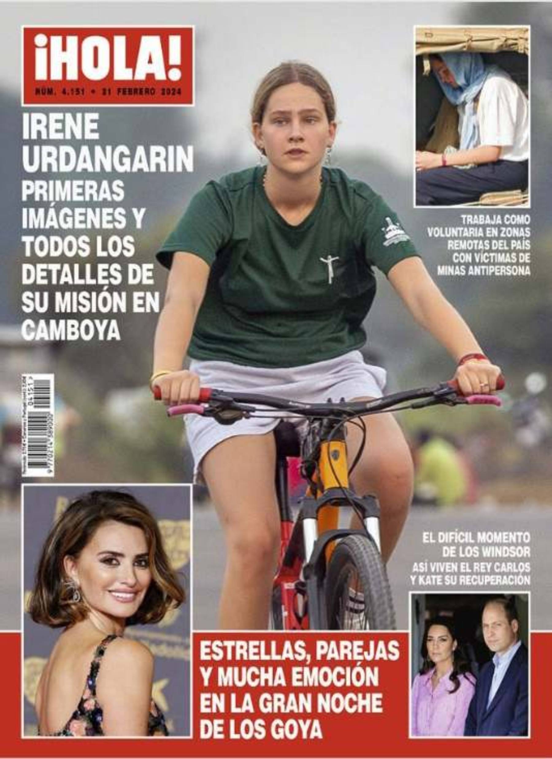 Irene Urdangarin durante su voluntariado. (Foto: RRSS)