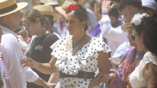 Anabel Pantoja en El Rocío. (Foto: Gtres)