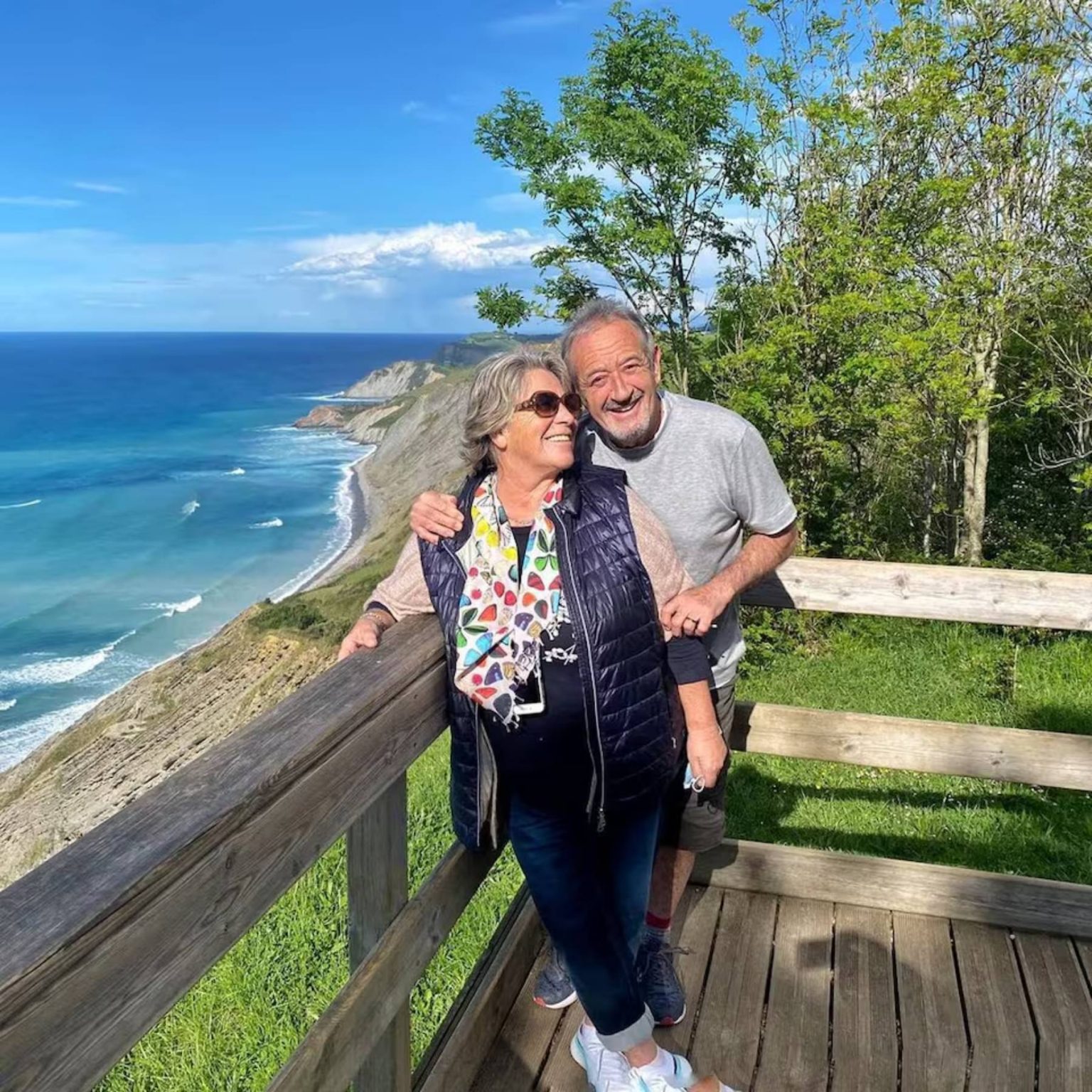 Karlos Arguiñano con su mujer Luisi. (Foto: Instagram)