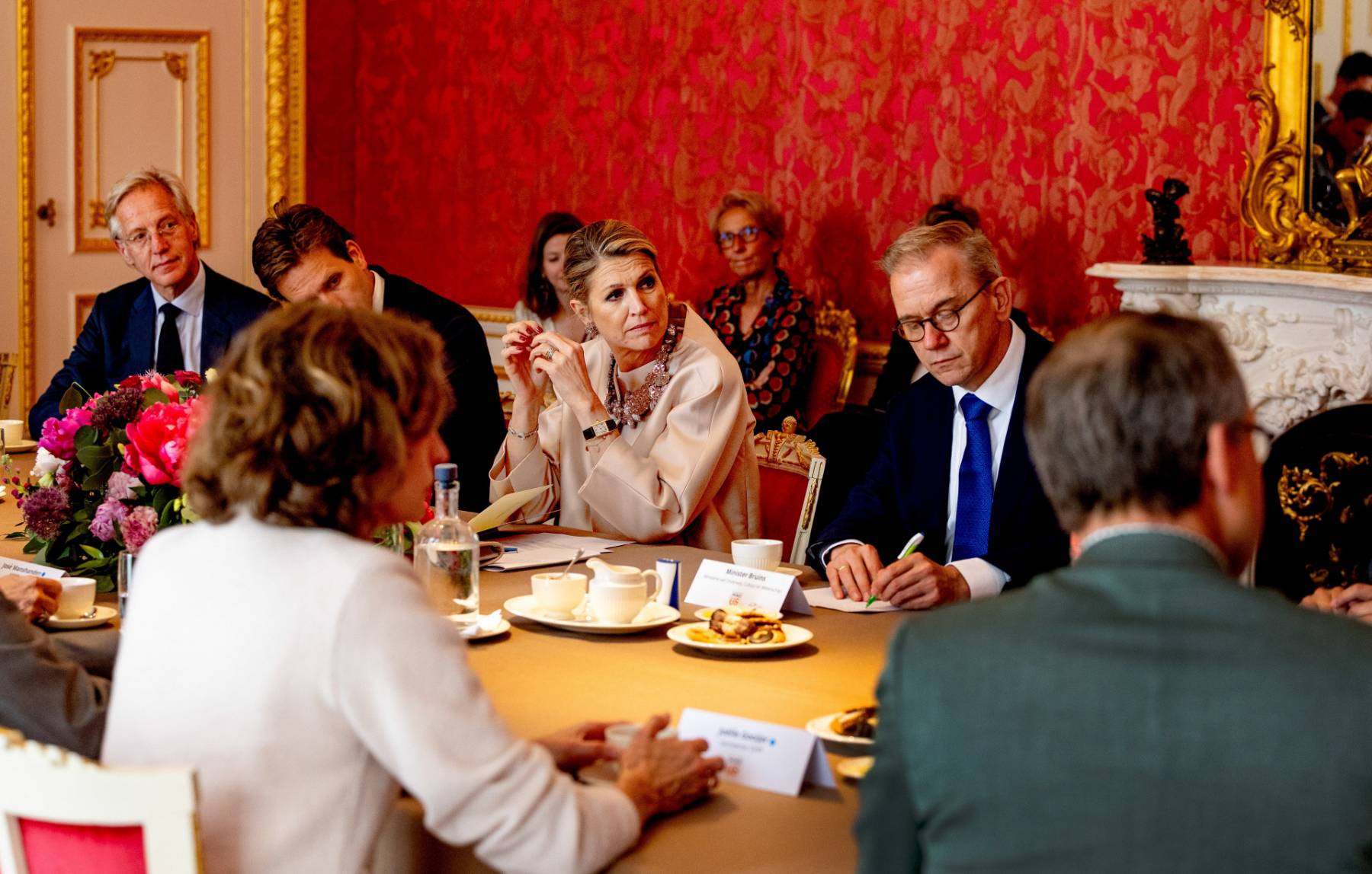 La reina Máxima de Holanda en un acto oficial. (Foto: Gtres)