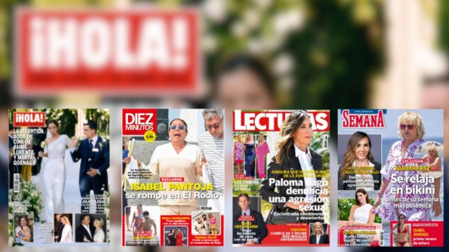 Portadas revistas, Hola, Lecturas, Diez MInutos, Semana, Paloma Lago