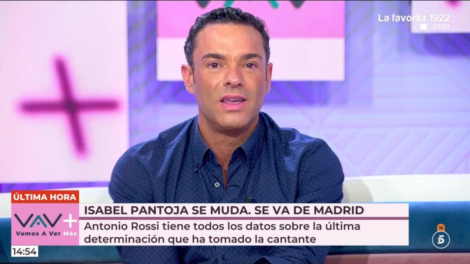 Antonio Rossi en 'Vamos a ver'. (Foto: Telecinco)