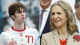 Fotomontaje de Pablo Urdangarin y la infanta Elena. (Fotos: Gtres)