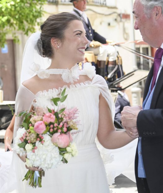 Leticia Fernández de Villavicencio en su boda. (Foto: Gtres)