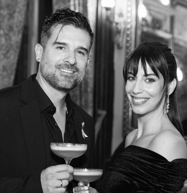 Gerardo Berodia y Almudena Cid en un evento. (Foto: Instagram)