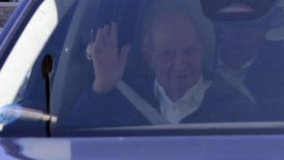 El Rey Juan Carlos I en Sangenjo. (Foto: Gtres)