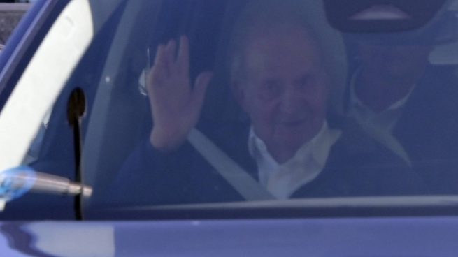 El Rey Juan Carlos I en Sangenjo. (Foto: Gtres)