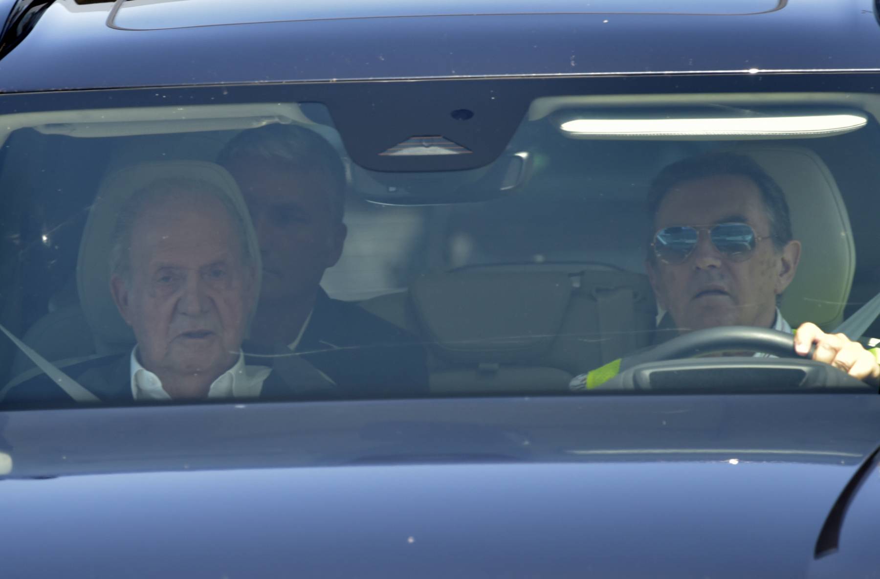 El Rey Juan Carlos I en Sangenjo. (Foto: Gtres)