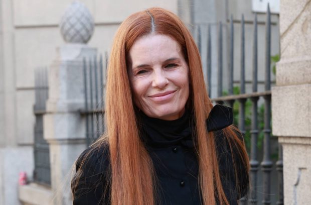 Olivia de Borbón en la misa funeral por Francisco de Borbón. (Foto: Gtres)