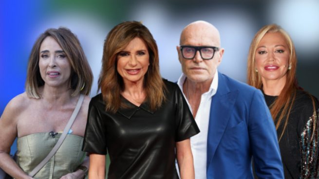 De izquierda a derecha. María Patiño, Gema López, Kiko Matamoros y Belén Esteban. (FOTO: GTRES)