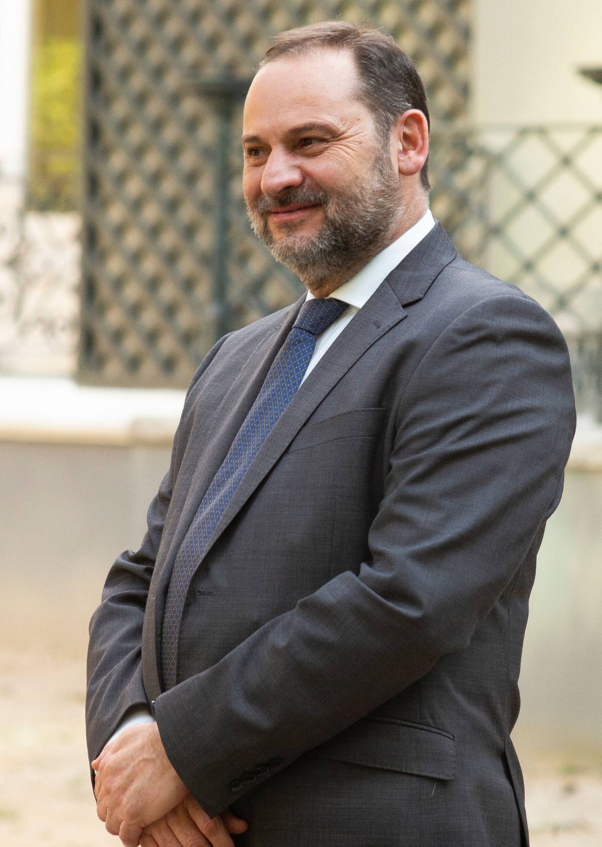 José Luis Ábalos durante su visita a la Fundación José Ortega y Gasset en 2020. (Gtres)