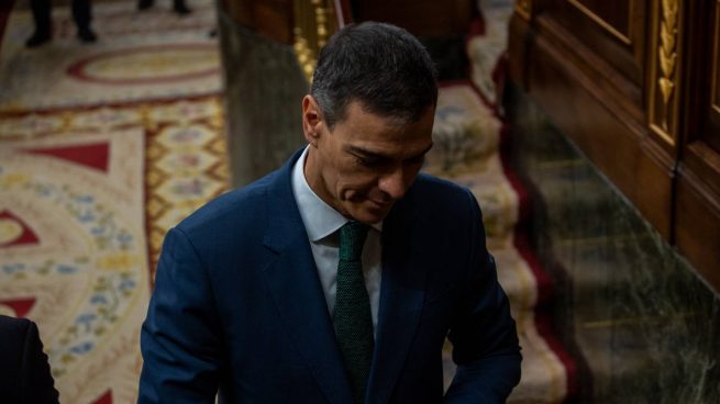Pedro Sánchez en el Congreso de los diputados. (Foto: Gtres)