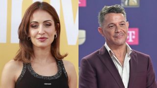 Hiba Abouk y Alejandro Sanz. (Foto: Gtres)