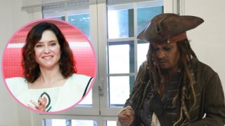 Johnny Depp visita un hospital infantil madrileño apoyado por Ayuso. (FOTO: GTRES)
