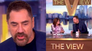 Javier Bardem, censurado en una televisión americana. (FOTO: THE VIEW)
