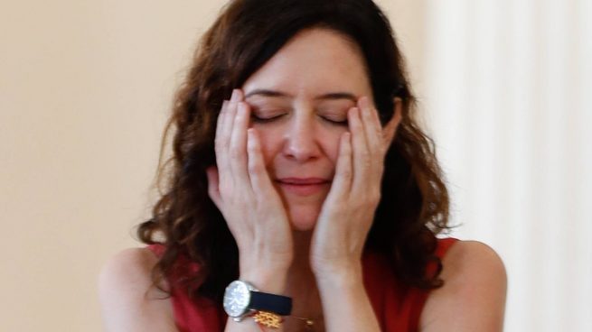 Isabel Díaz Ayuso en un acto en Madrid. (Foto: Gtres)