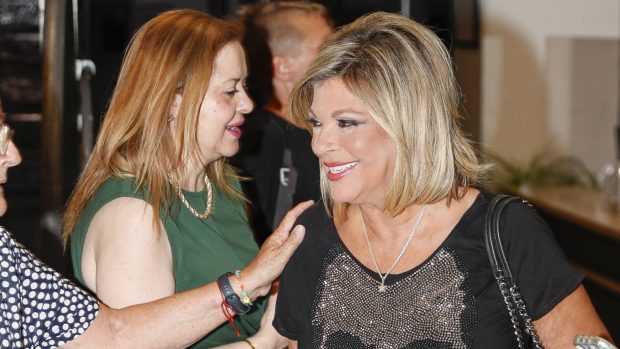Terelu Campos saliendo del Centro Cultural de la Villa de Móstoles. (Foto: Gtres)