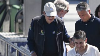 El Rey emérito en Sangenjo. (Foto: Gtres)
