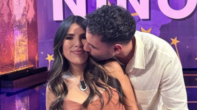 Isa Pantoja y Asraf Beno en un programa de televisión. (Foto: Gtres)