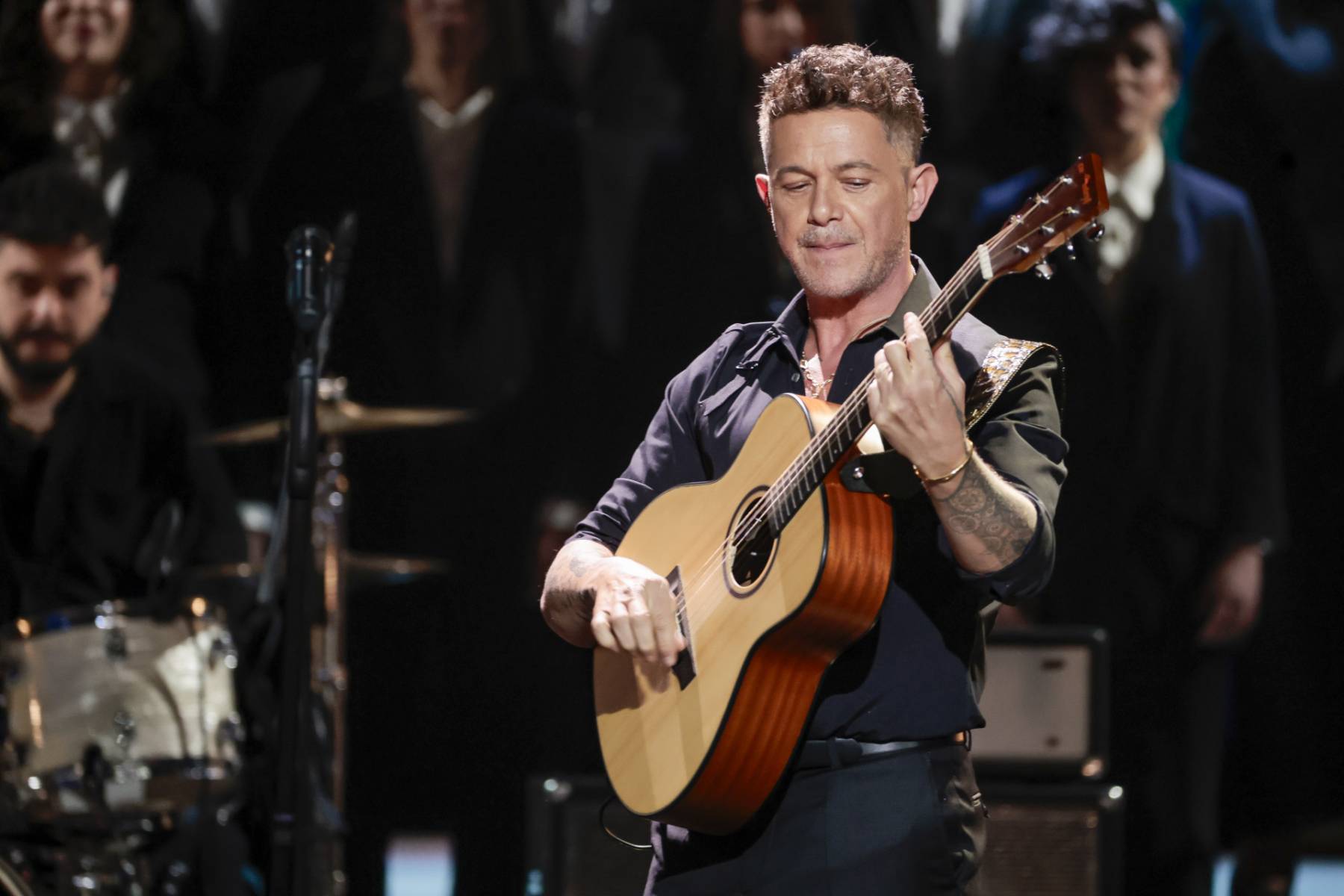 Alejandro Sanz durante un concierto. (Foto: Gtres)