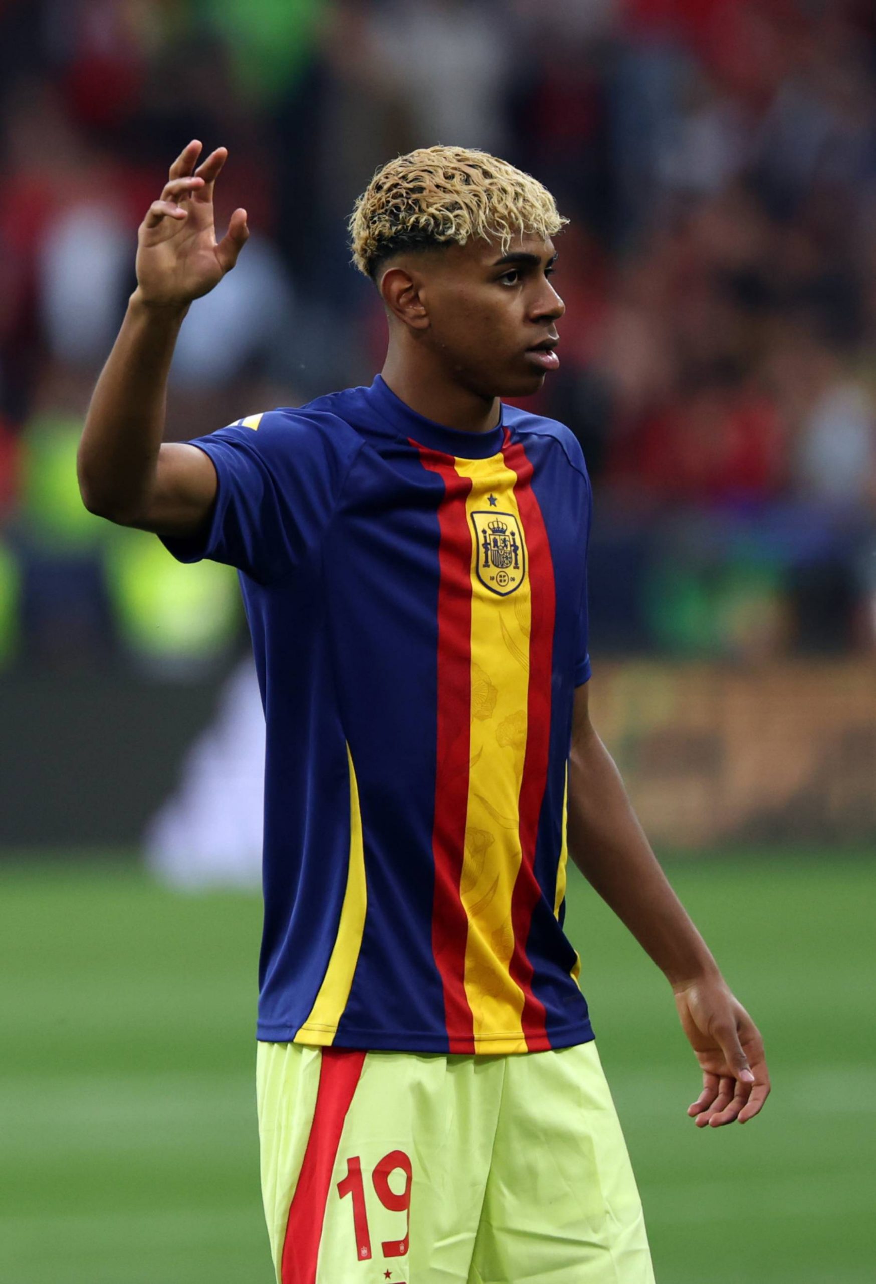 Lamine Yamal durante un partido de futbol. (Foto: Gtres)