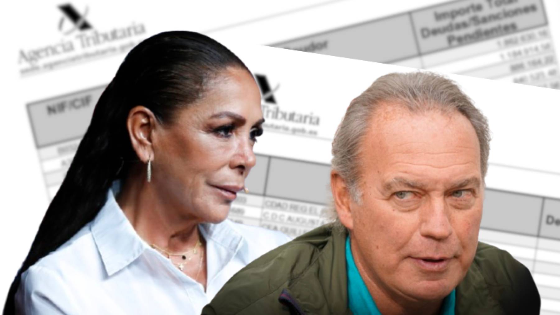 Isabel Pantoja y Bertín Osborne se estrenan en la lista negra de Hacienda