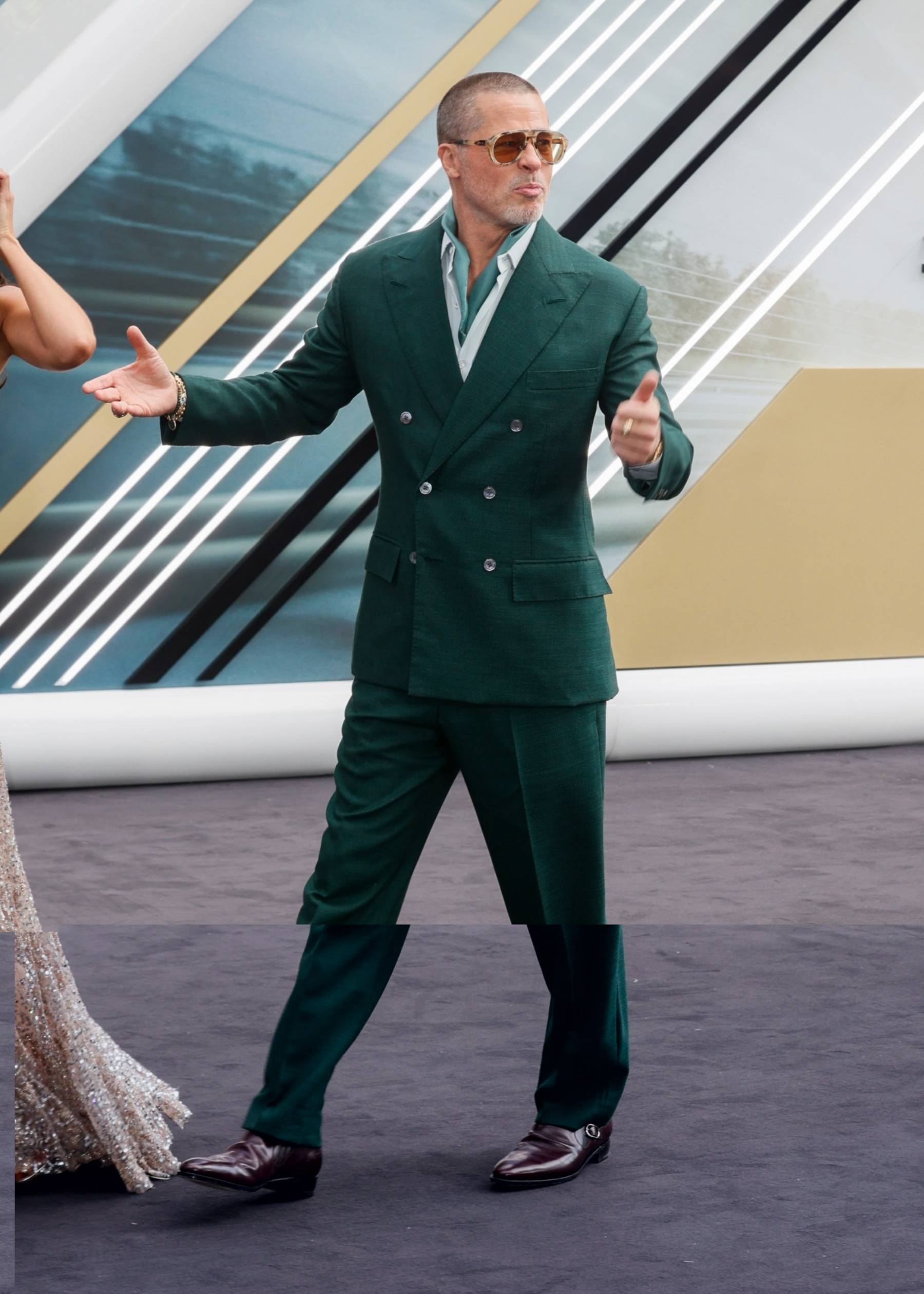 Brad Pitt en una premiere. (Foto: Gtres)