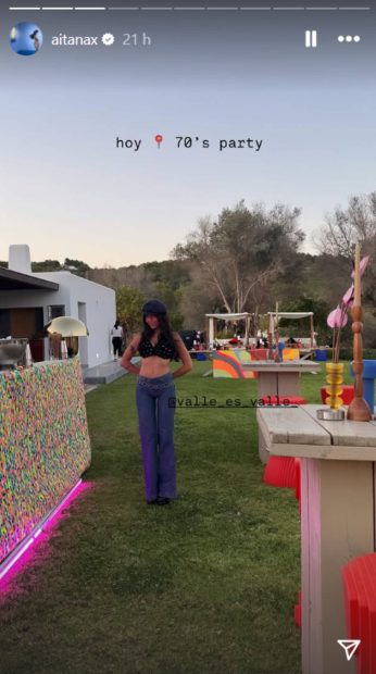 Aitana en su fiesta de cumpleaños. (Foto: Instagram)