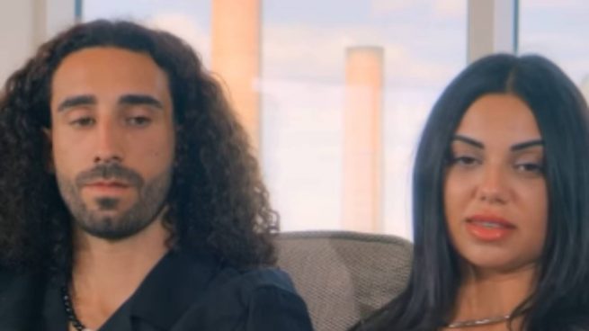 Marc Cucurella y Claudia García en una entrevista. (Foto: Instagram Amazon Prime)