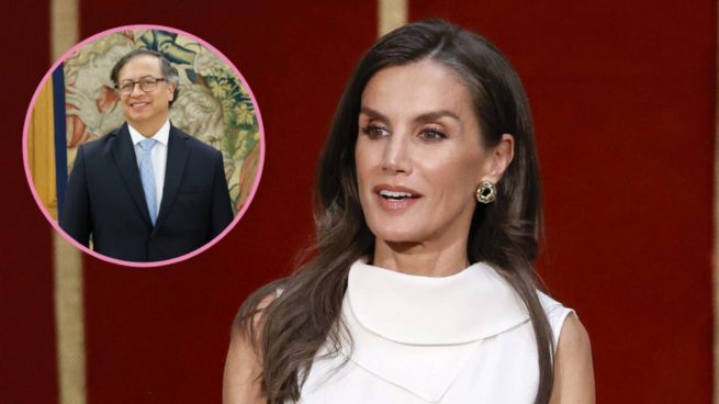La Reina Letizia y Gustavo Petro. (Foto: Gtres)
