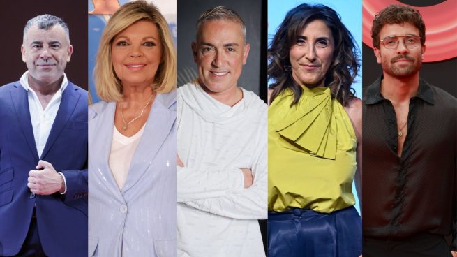 Jorge Javier Vázquez, Terelu Campos, Kiko Hernández, Paz Padilla y Pablo Alborán. (Fotos: Gtres)